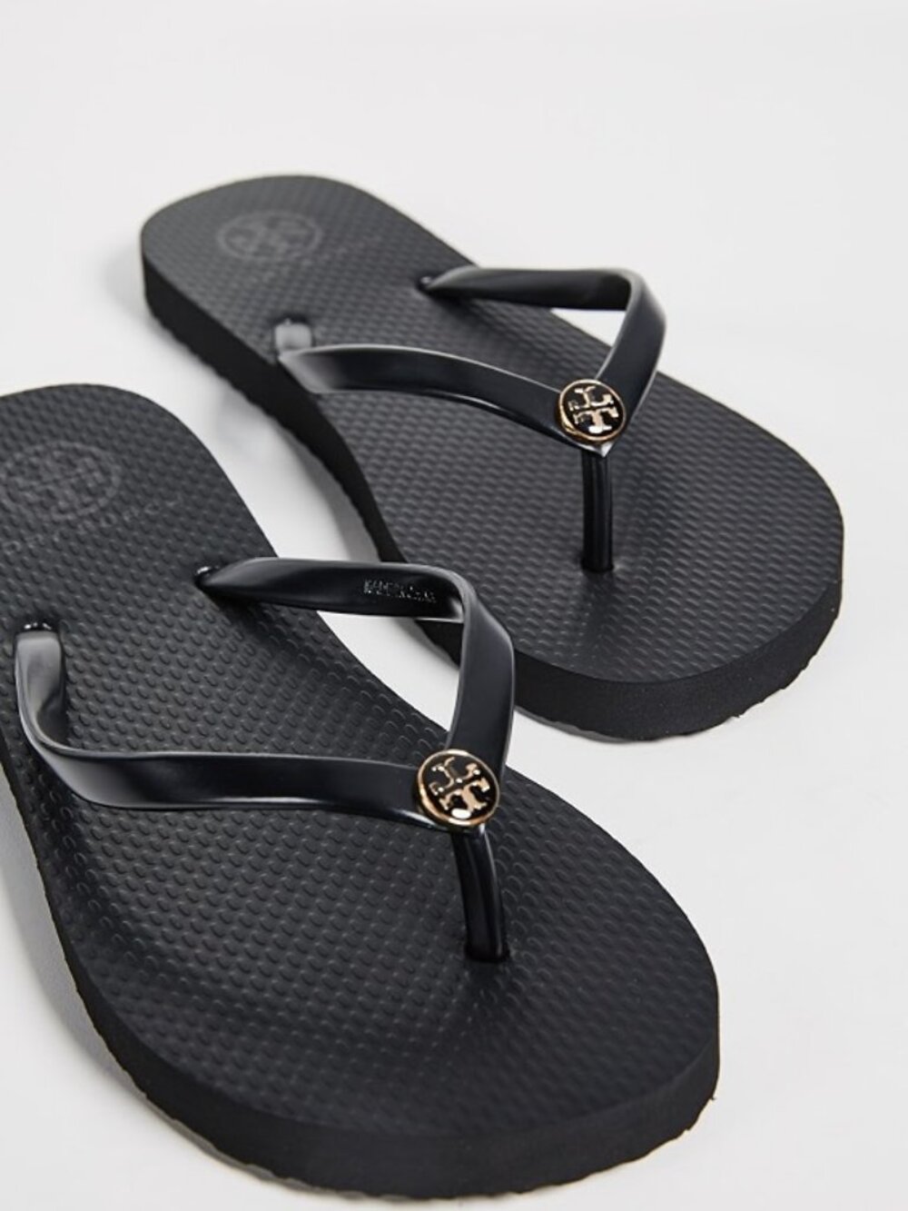 Tory Burch Thin Flip Flops Black, 8 - Picture 2 of 8